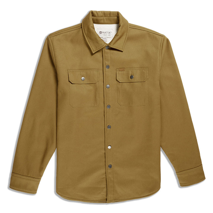 Globe Twill Sherpa Shirt Jacket