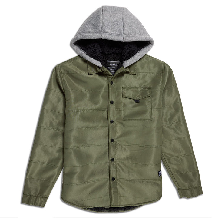 Barton Woven Sherpa Jacket