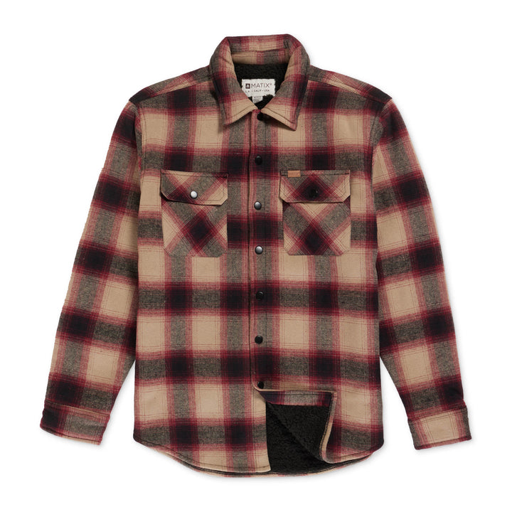 Summit Flannel Sherpa Shirt Jacket