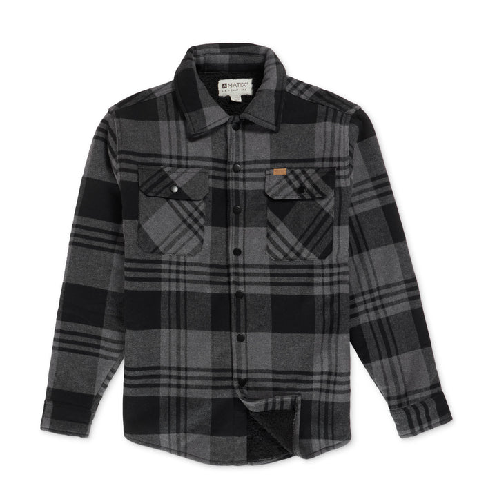 Spur Flannel Sherpa Shirt Jacket