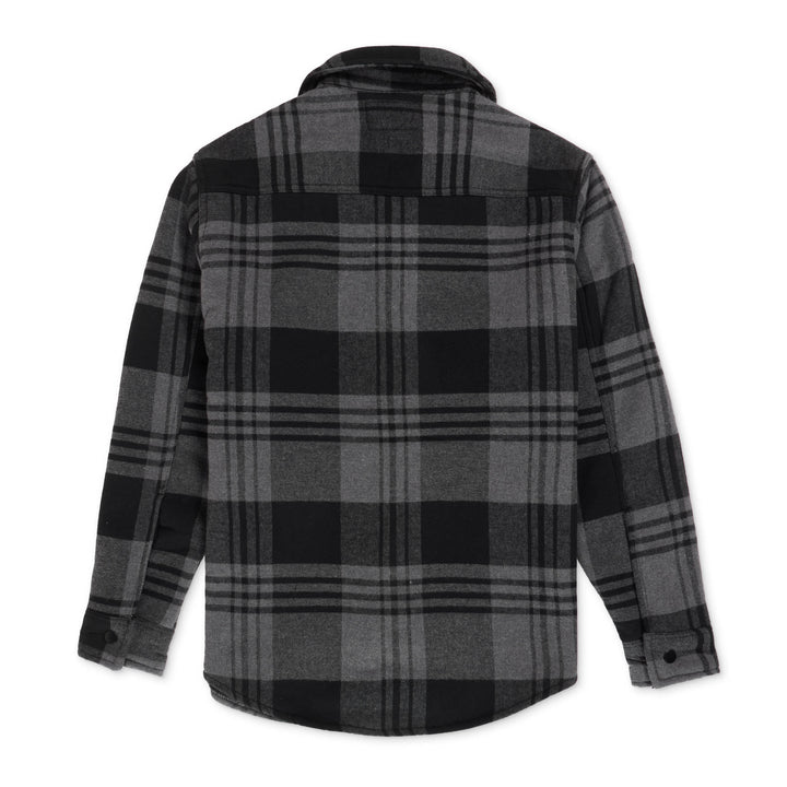 Spur Flannel Sherpa Shirt Jacket